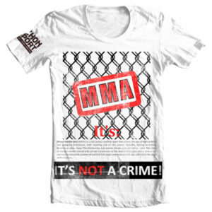 Nihon T-Shirt MMA is not a crime maat XS
